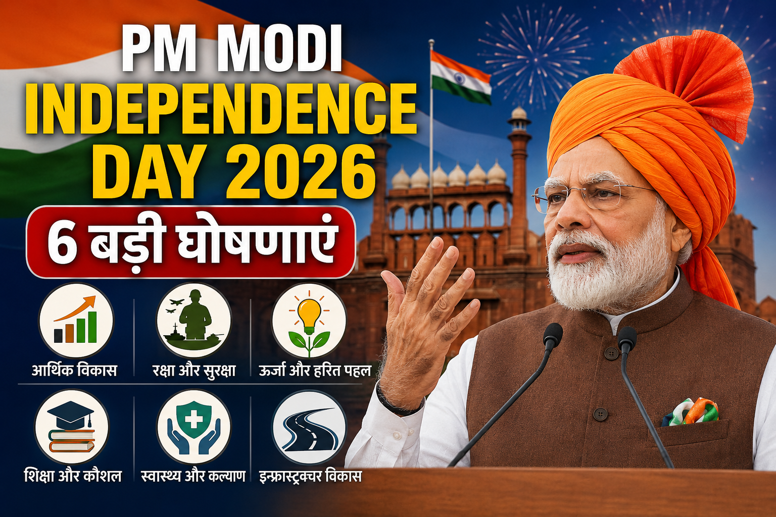 pm-modi-6-big-announcements